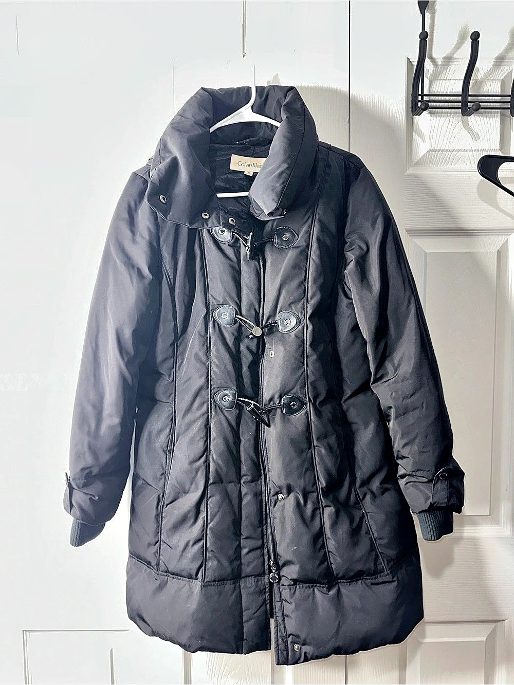 Calvin Klein Women's Black Puffer Coat Size Medium